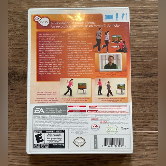 Nintendo Wii EA Sports Active Personal Trainer Game, Like New - Picture 2 of 4